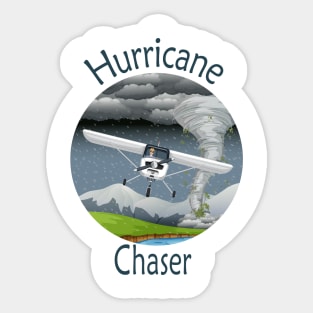 Hurricane Chaser Cyclone Weather Tropical Storm Sticker